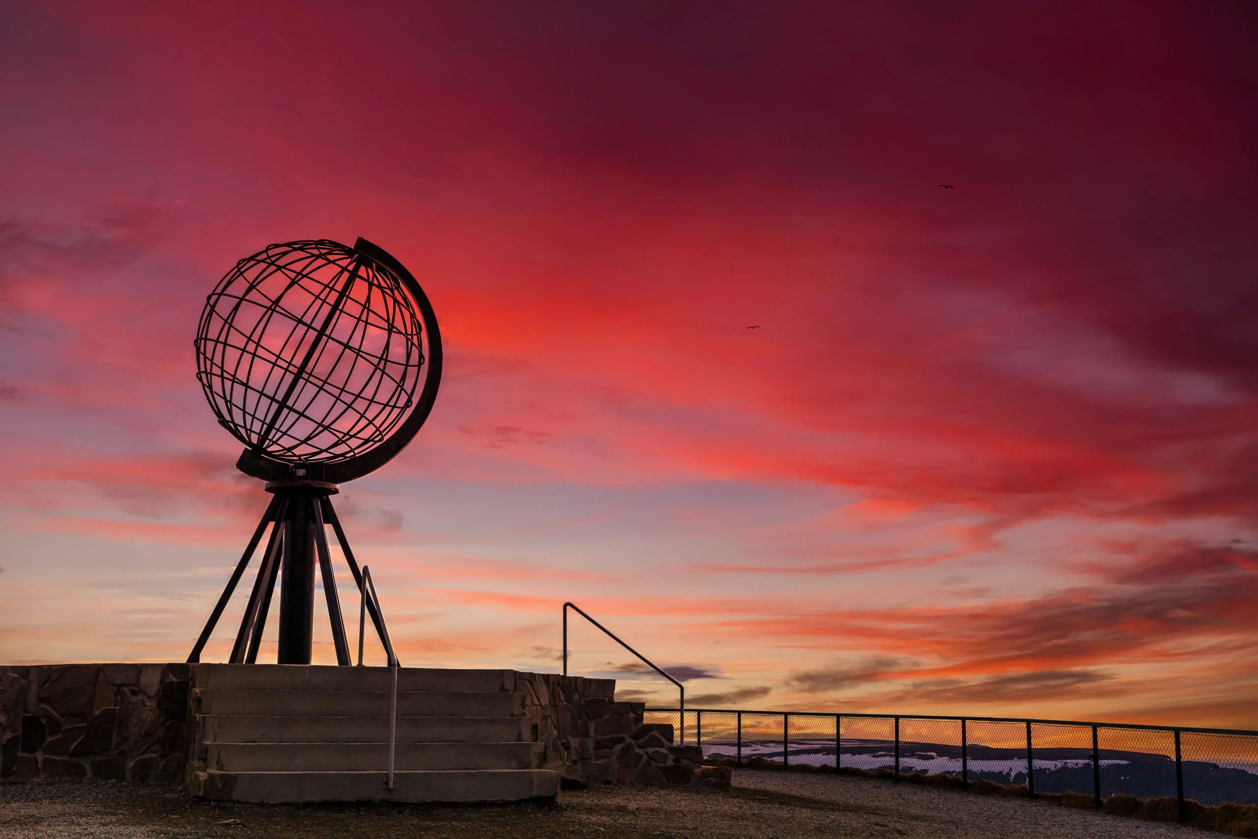 symbolic-globe-at-the-north-cape-at-sunset-nordka-2025-01-09-15-40-42-utc-scaled